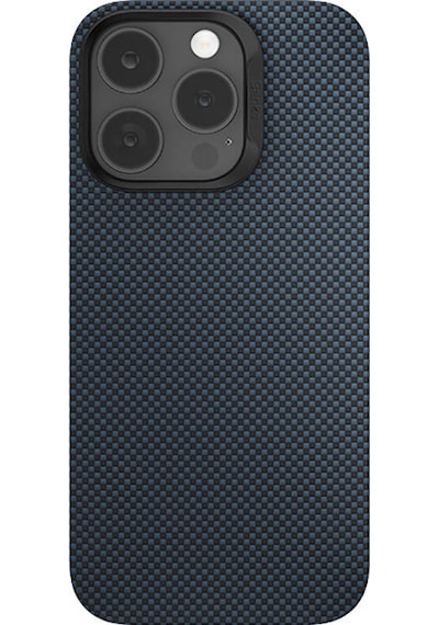 Apple iPhone 16 Pro Max Uyumlu Kılıf Magsafe Şarj Özellikli Benks Armortint Serisi Armorair Kevlar Mavi