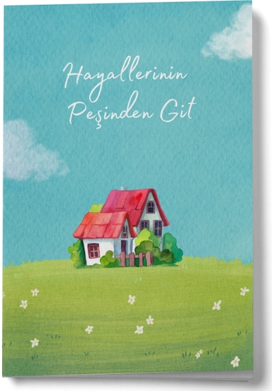 Hayallerinin Peşinden Git Mini Defter Çok Renkli
