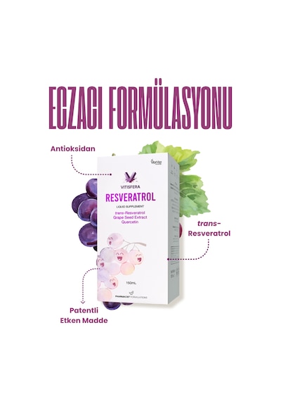 Vitisfera Resveratrol Şurup Orman Meyveleri Aromalı 150  ML