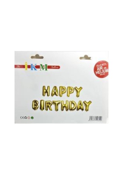 Happy Bırthday Gold Folyo Balon A