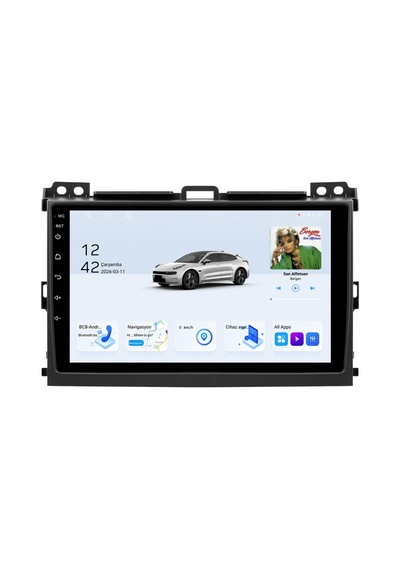 Toyota Land Cruiser Prado 2003-2009 Android Multimedya Carplay Android Auto 8gb Ram 128gb Pro 9"