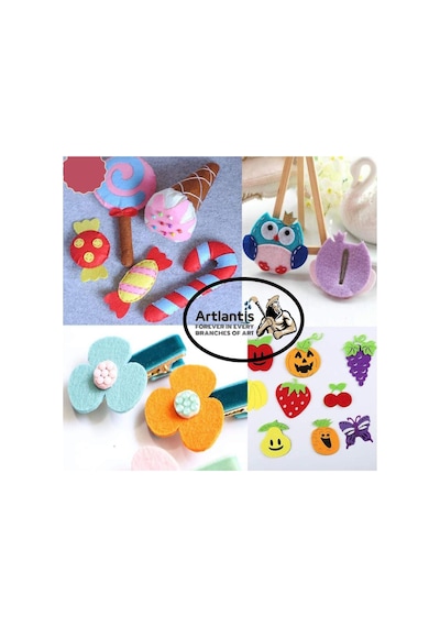 Siyah Keçe A4 2 Mm 20x30 Cm 5 Li 1 Paket Okul Kreş Etkinlik