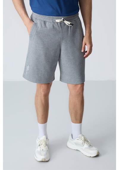 Air Jones Tommy Life Gri Melanj Pamuklu Kalın Yumuşak Dokulu Standart Fit Basic Erkek Şort - 81278 GRI MELANJ Air Jones Tommy Life Gri Melanj Pamuklu Kalın Yumuşak Dokulu Standart Fit Basic Erkek Şort - 81278 GRI MELANJ