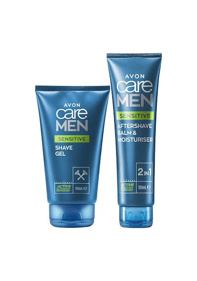 Care Men Sensitive Tıraş Jeli Ve Sonrası Balmı Ve Nemlendiricisi Paketi