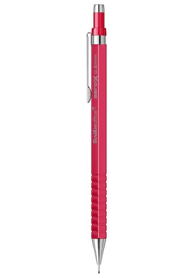 Scrikss Aero-x Mekanik Kurşunl Kalem 0.5 Mm Kırmızı
