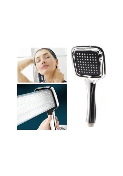 Duş Başlığı Banyo Duşakabin Kare Başlık El Ayak Duşu Çok Renkli