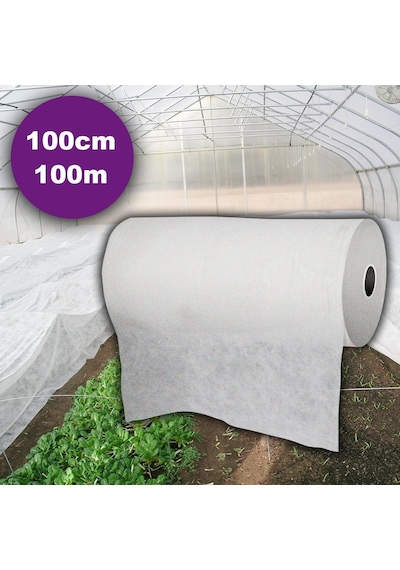 100 CM X 100M Agril Isı Don Perdesi - Zirai Don Kırağı Örtü 17Gr Ka