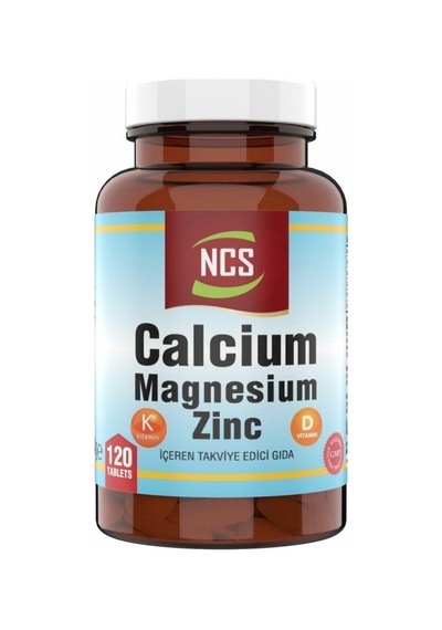 Ncs Kalsiyum Magnezyum Çinko Vitamin D-K 120 Tablet 2 Kutu