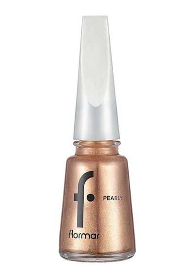 Flormar Sedefli Parlak Oje (BAKIR) - Pearly Nail Enamel - Pl387 Vintage Gold - 8682536035521