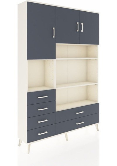 Arges Dolap 9 Raflı 6 Çekmeceli 3 Kapaklı 132x30x195 Aytaşı-antrasit/antrasit Antrasıt/antrasıt Arges Dolap 9 Raflı 6 Çekmeceli 3 Kapaklı 132x30x195 Aytaşı-antrasit/antrasit Antrasıt/antrasıt