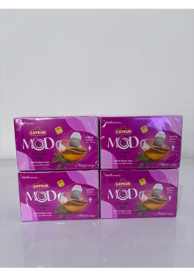 Mod Formda Kal Bitki Çayı 20'li 40gr X4 Adet
