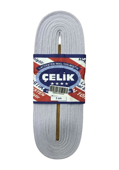 10 M 3 Cm Beyaz Paça Lastiği Çok Renkli Diğer
