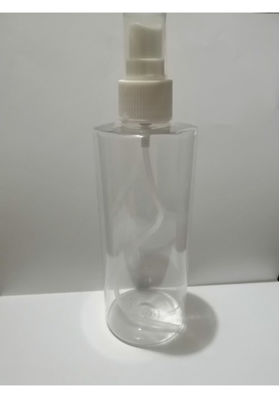 250Ml Şeffaf Plastik Şişe+Sprey Başlık.50 Adet