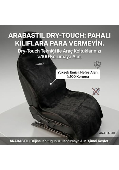 Arabastil Dry-touch Araba Koltuk Kılıfı Evrensel Uyumlu