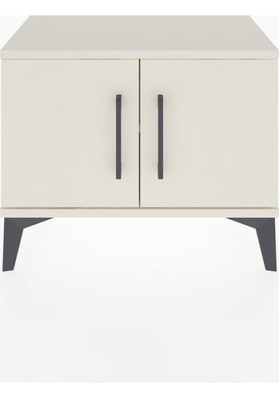 Arges Komodin Tek Raflı 2 Kapaklı 60x30x48 Aytaşı-aytaşı Aytaşı