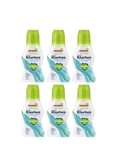 Klorhex Günlük Bakım Ağız Çalkalama Suyu 300 Ml X 6