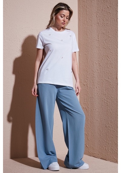 Fashion Friends Bayan Pantolon 25y0893k1 Mavi Mavi