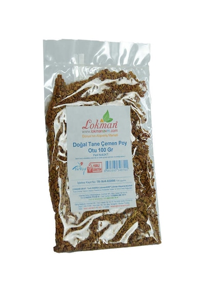 Çemen Poy Otu Tane Doğal 100 Gr Paket