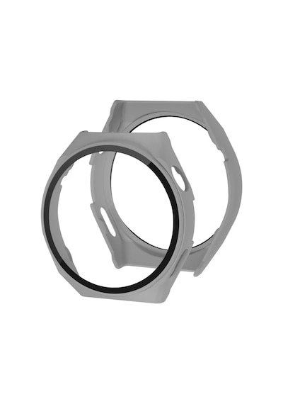 Mey Najmaddin Huawei Watch Gt2 Pro 46mm Dota Camlı Kasa Ekran Koruyucu - Gri Najmaddin