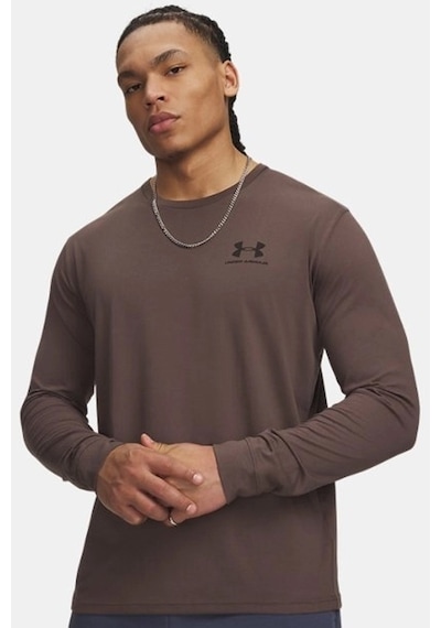 Under Armour Sportstyle Erkek Uzun Kollu Tişört Kahverengi