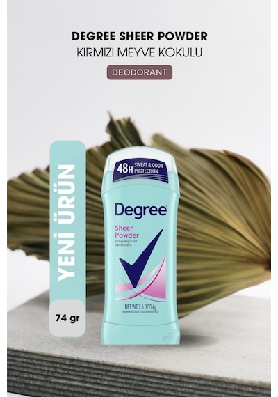 Degree Sheer Powder Deodorant Kadınlar İçin 74 Gr