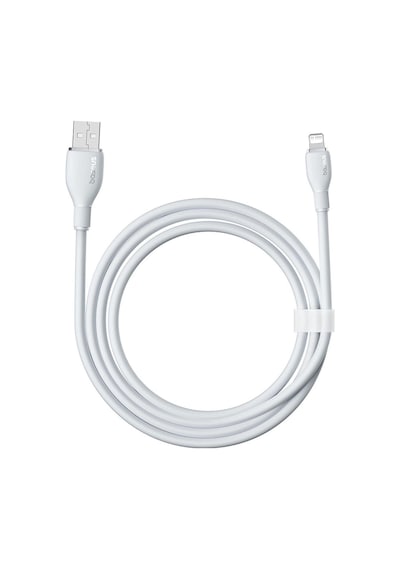 Baseus Pudding 1.2 M Hızlı Şarj Özellikli Type-C to Lightning 20 W Kablo Beyaz