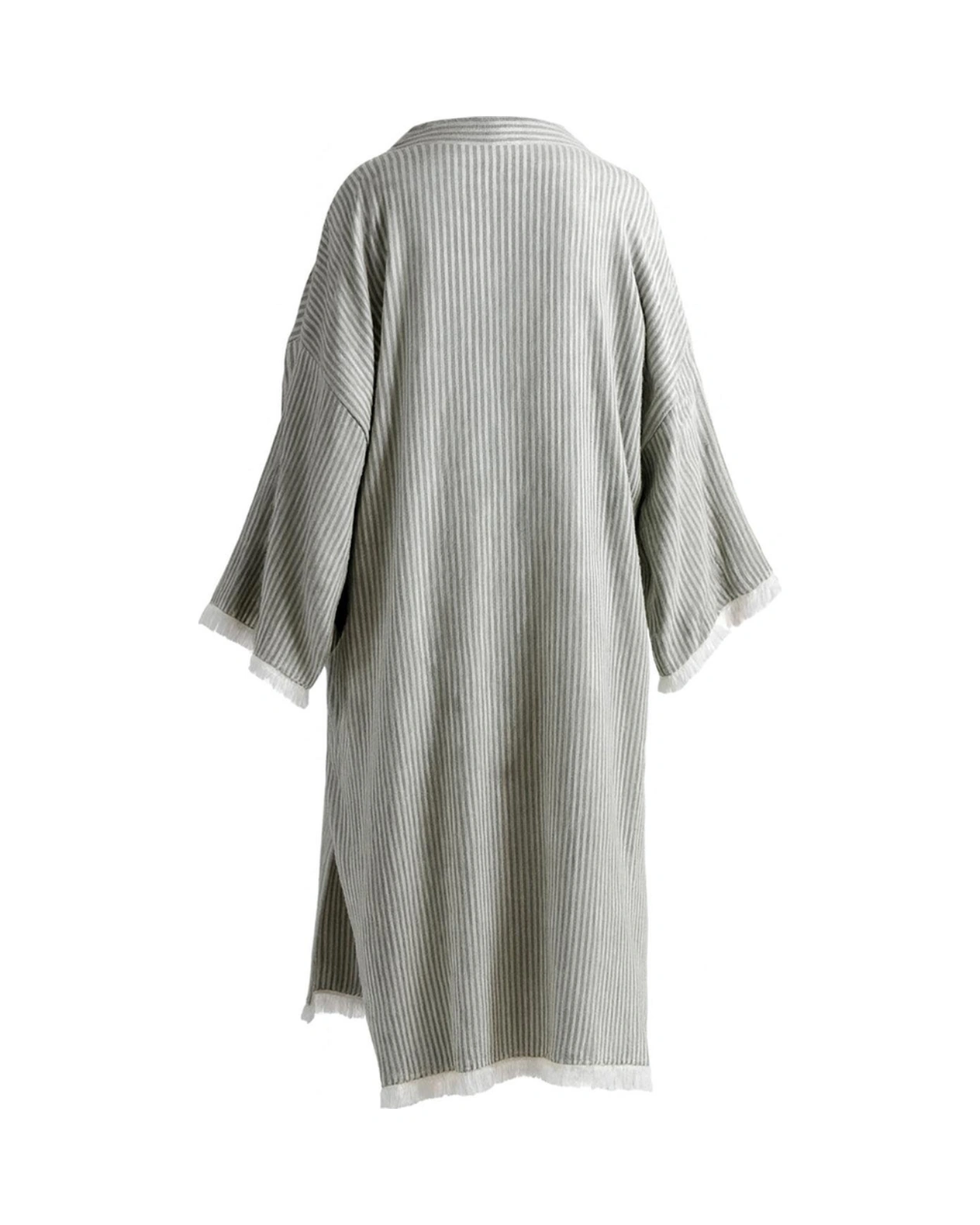 Brandsmithshop Gri Çizgili Kimono Çok Renkli