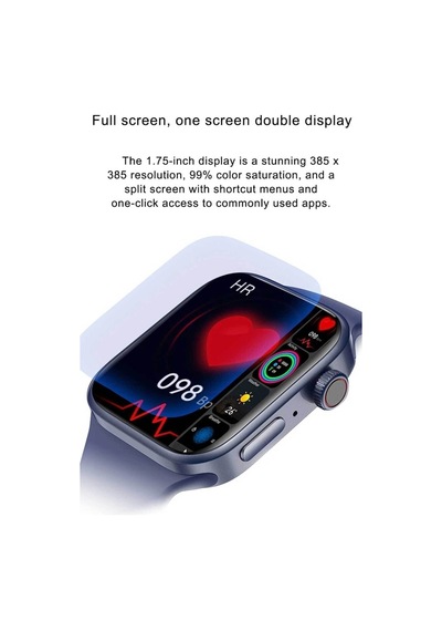 Watch 7 Pro Max Uyumlu Smartwatch Yeni Kasa Çift Tuş Aktif Konuşma Özellikli Türkçe Akıllı