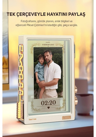 Divoom Times Frame 10.1 Akıllı Kişiselleştirilebilir Dijital Çerçeve, 64gb Beyaz