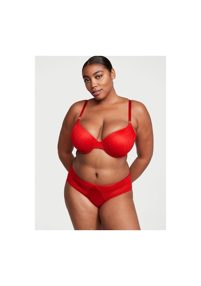 Victoria's Secret The Icon Dantelli Cheeky Külot Kırmızı