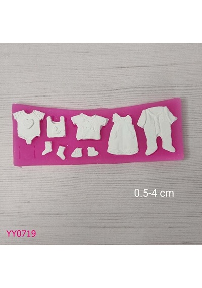 Yy0719 Pano Bebek Kıyafetleri Silikon Kalıp