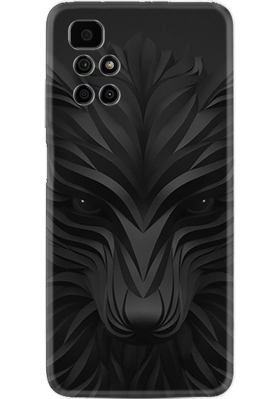 Xiaomi Redmi 10 2022 Kilif Resimli Silikon Black Fox 1325 536308822
