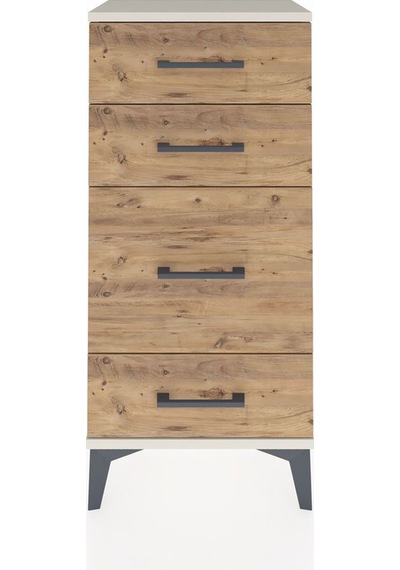 Arges Komodin 4 Çekmeceli 44x30x96 Aytaşı-çam Aytaşı