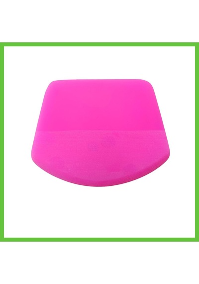 Bezos Ppf/tph Silikon Çekçek Ragle Cam Filmi Çekme Uygulama Aparatı Oval Pembe 9.4x7.4cm Dmc
