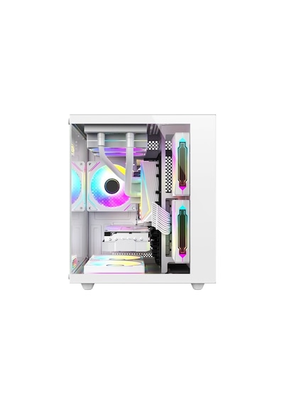 Apphirex CODE X96 R5-7500F 16 GB 512 GB M.2 SSD 8 GB RTX5060 W11P Masaüstü Oyuncu Bilgisayarı Beyaz