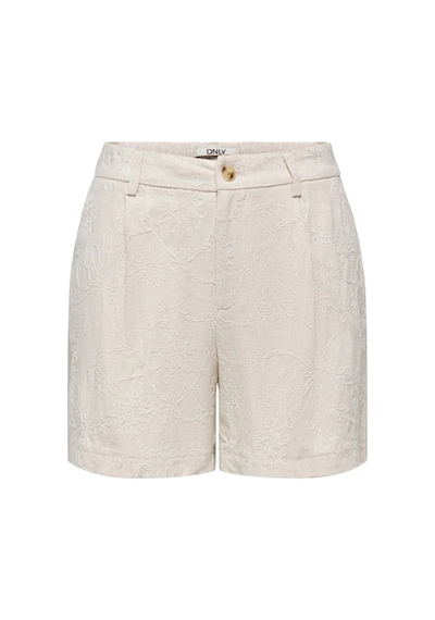 Only Onlsiesta Regular Fit Yüksek Bel İşlemeli Short Bayan Short 15374119 Taş