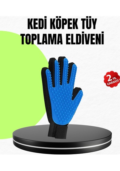 Evcil - 391 - Hayvan Bakım Eldiveni Masaj Ve Tüy Toplama Özellikli - Nazblsmm - Silikon Eldiven Çok Renkli