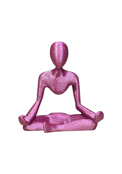 Yoga Temalı Kartvizitlik Magenta