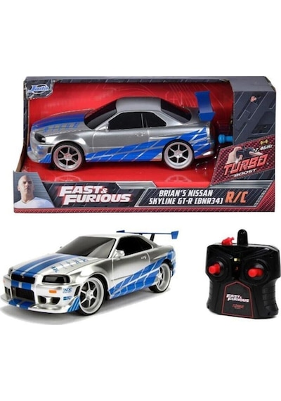 Hızlı Ve Öfkeli Fast & Furious Rc Nissan Skyline Gtr 1:24 Uzaktan Kumandalı Araba