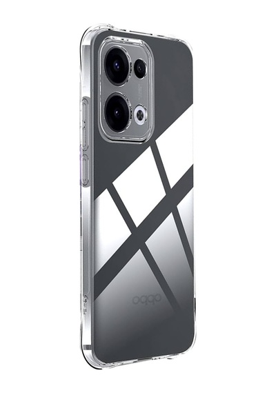 Oppo A6 Pro 4g Uyumlu Lüx Şeffaf Silikon - Şeffaf
