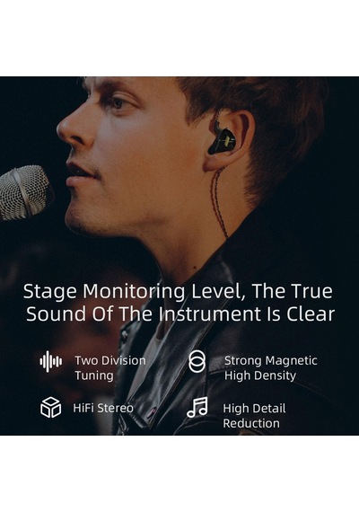 Kz EDX Hifi Monitör 1DD Spor Gürültü Azaltma Var Kulak İçi Kulaklık