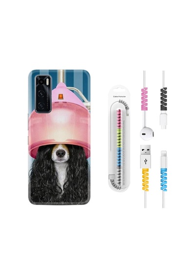 Vivo Y70 Kılıf Rasta Boyun Askılı Earring Woman 1363