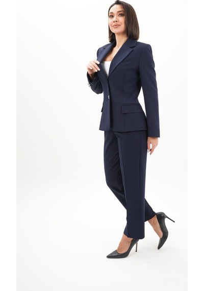 Velnara Moda Lacivert Modern Klasik Kadın Takım Elbise - Düğme Detaylı Ceket & Dar Paça Pantolon Lacivert - 942454823 Lacivert Velnara Moda Lacivert Modern Klasik Kadın Takım Elbise - Düğme Detaylı Ceket & Dar Paça Pantolon Lacivert - 942454823 Lacivert