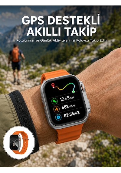 Yeni Nesil Çağrı Cevaplayabilen 47 Mm Titreşimli Çok Fonksiyonlu Akıllı Saat Yeni Nesil Yok