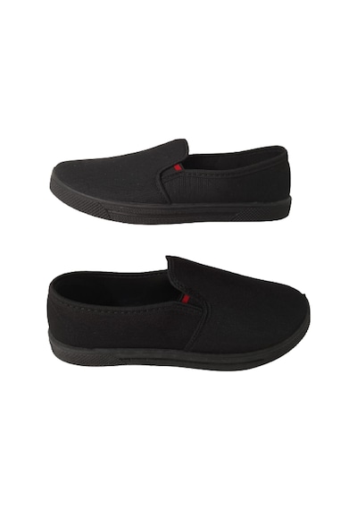 Emek E045-01 Unisex Siyah Keten Ayakkabı Siyah