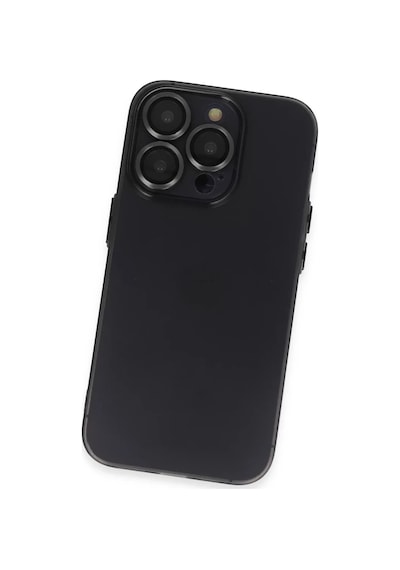 Newface Apple İphone 13 Pro Max Kılıf Luko Lens Silikon - Siyah
