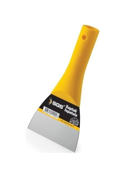 Sgs Saptak Ispatula, Plastik Saplı, Paslanmaz Çelik Bıçaklı, Profesyonel Boya Ve Sıva Spatulası 12 Mm Diğer