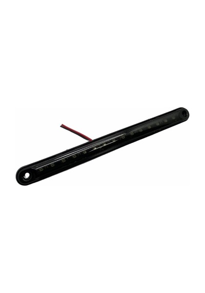 12v-24v Parmak Lamba 15-ledli Kırmızı Füme Cam 242 21 Mm