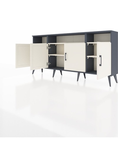 Arges Konsol 6 Raflı 4 Kapaklı 176x30x83 Antrasit-aytaşı/aytaşı Aytaşı/aytaşı Arges Konsol 6 Raflı 4 Kapaklı 176x30x83 Antrasit-aytaşı/aytaşı Aytaşı/aytaşı