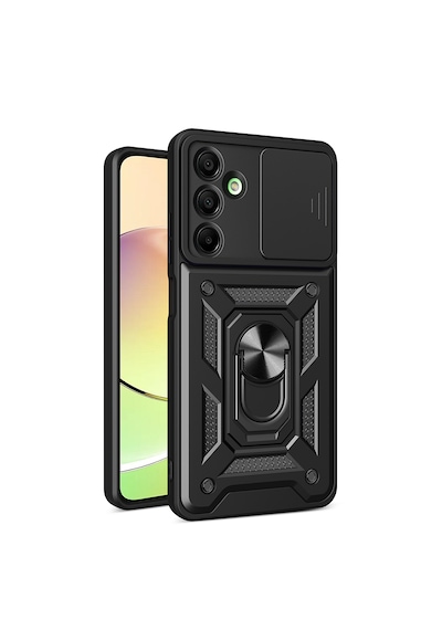 Galaxy Uyumlu A16 Magnetik Standlı Kamera Korumalı Zore Sürgülü Vega